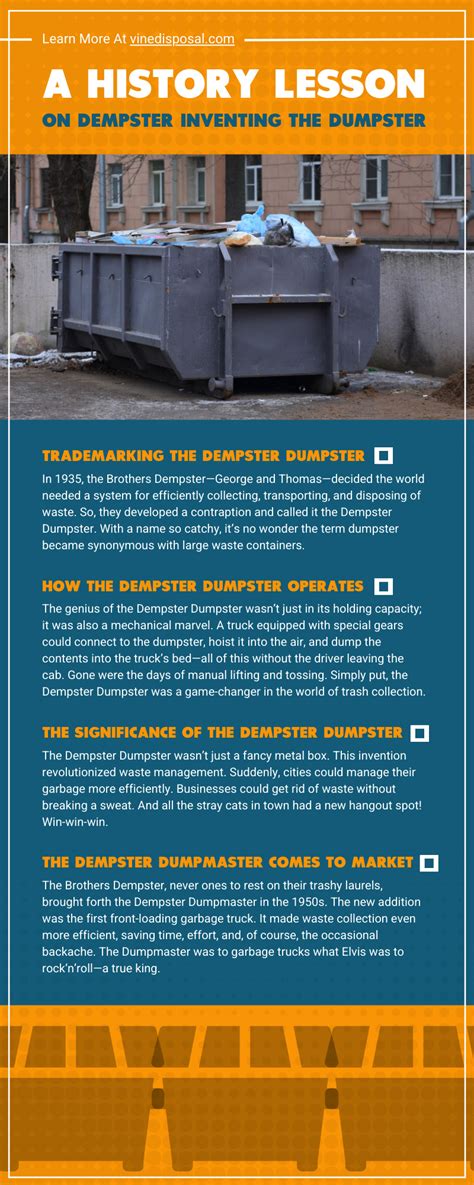 dempsey dumpster|A History Lesson on Dempster Inventing the Dumpster.